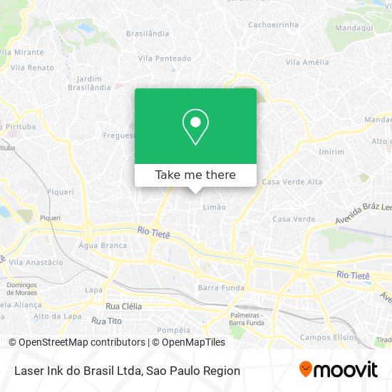 Laser Ink do Brasil Ltda map