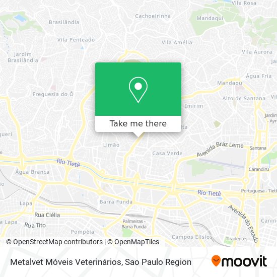 Metalvet Móveis Veterinários map