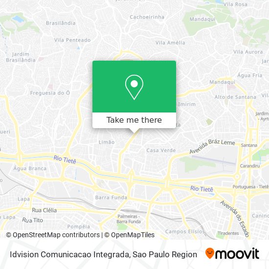 Mapa Idvision Comunicacao Integrada