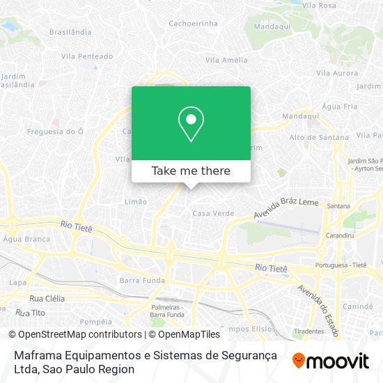 Maframa Equipamentos e Sistemas de Segurança Ltda map