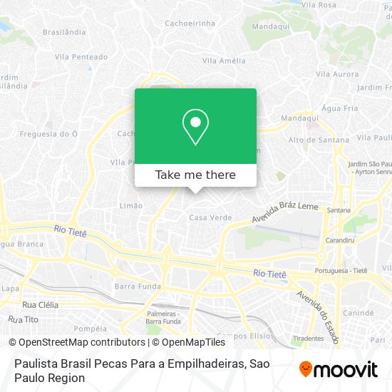 Paulista Brasil Pecas Para a Empilhadeiras map