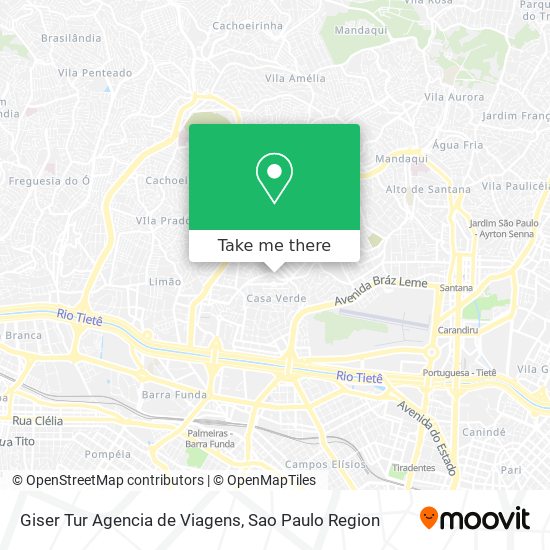 Giser Tur Agencia de Viagens map