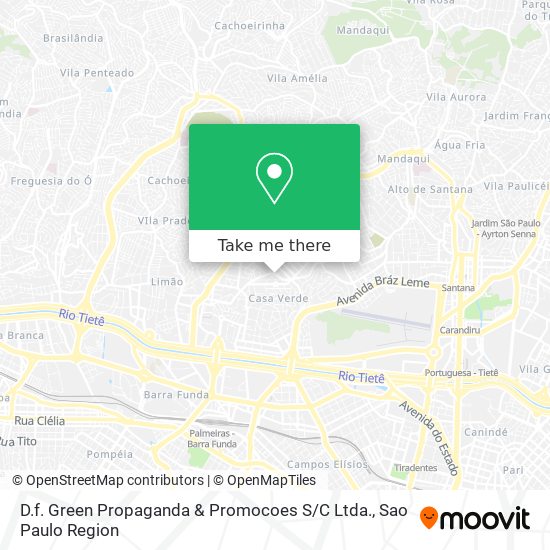 D.f. Green Propaganda & Promocoes S / C Ltda. map