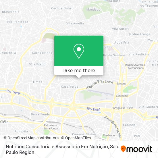 Nutricon Consultoria e Assessoria Em Nutrição map