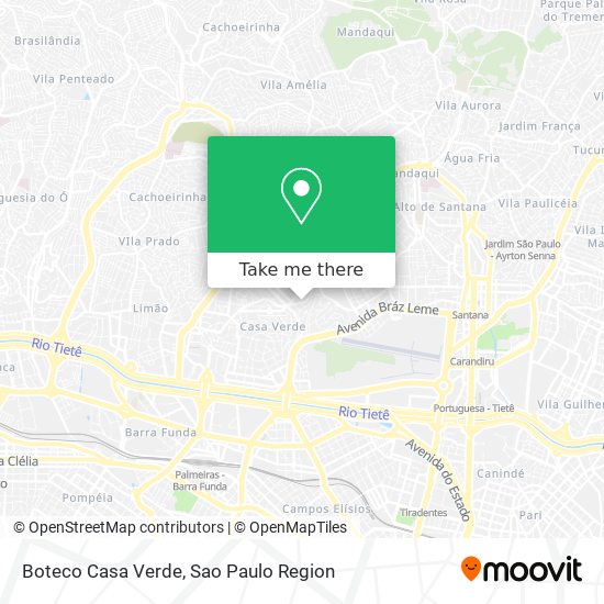 Boteco Casa Verde map