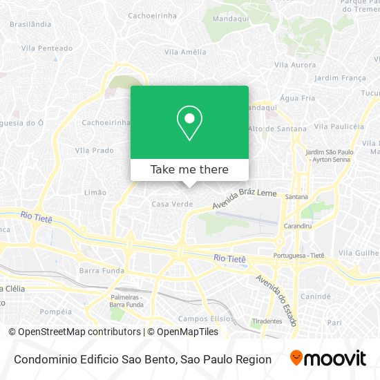 Condominio Edificio Sao Bento map