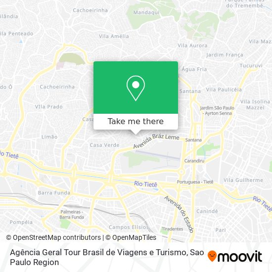 Agência Geral Tour Brasil de Viagens e Turismo map