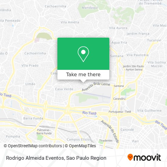 Mapa Rodrigo Almeida Eventos