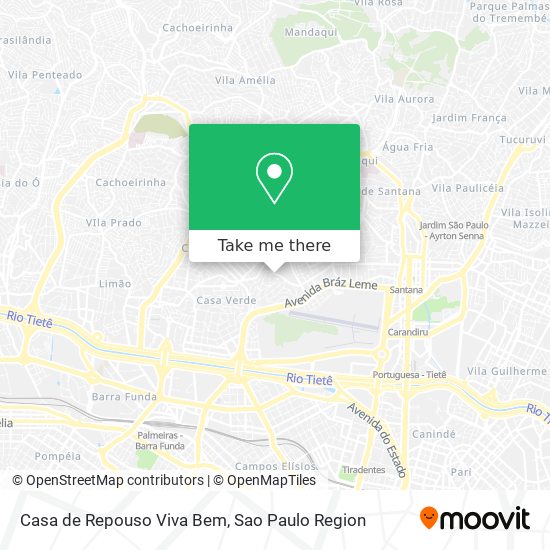 Casa de Repouso Viva Bem map