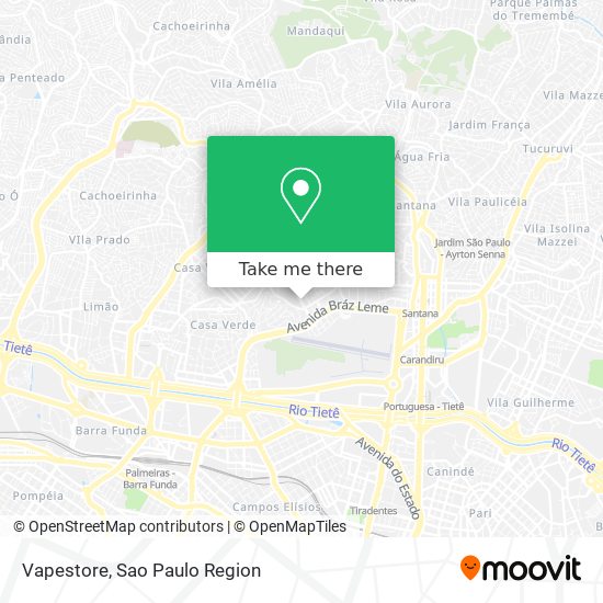 Mapa Vapestore