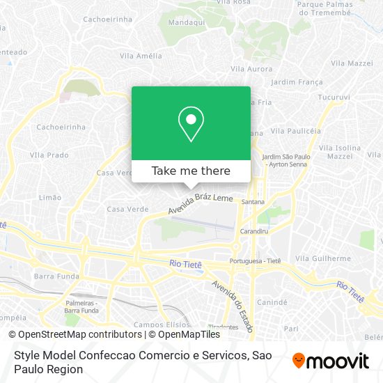 Style Model Confeccao Comercio e Servicos map