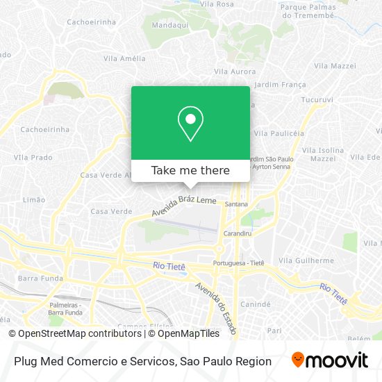 Plug Med Comercio e Servicos map
