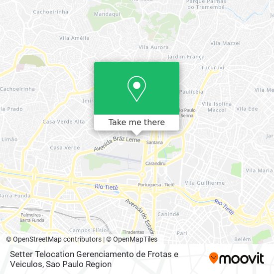 Mapa Setter Telocation Gerenciamento de Frotas e Veiculos