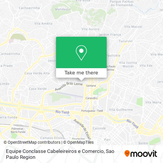 Equipe Conclasse Cabeleireiros e Comercio map