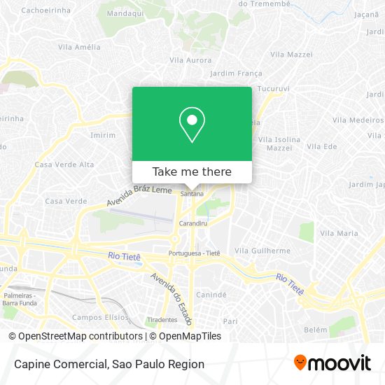 Mapa Capine Comercial