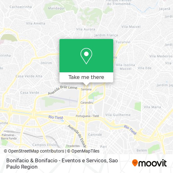 Bonifacio & Bonifacio - Eventos e Servicos map