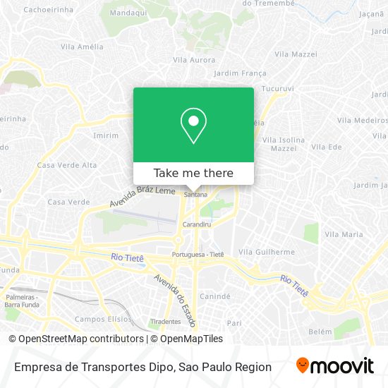 Mapa Empresa de Transportes Dipo