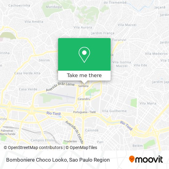 Bomboniere Choco Looko map