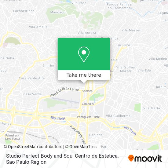 Studio Perfect Body and Soul Centro de Estetica map