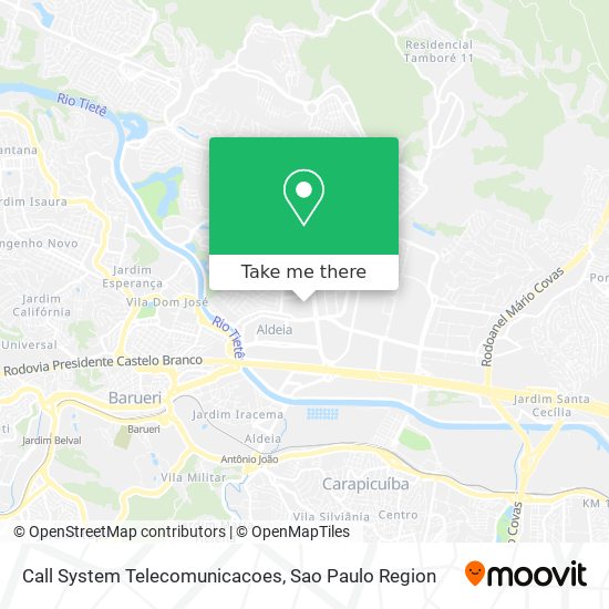 Call System Telecomunicacoes map