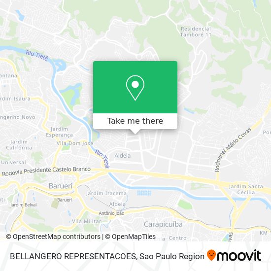 BELLANGERO REPRESENTACOES map