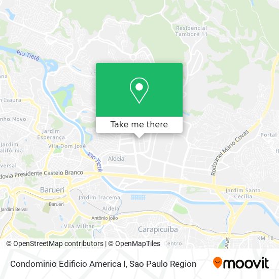 Mapa Condominio Edificio America I