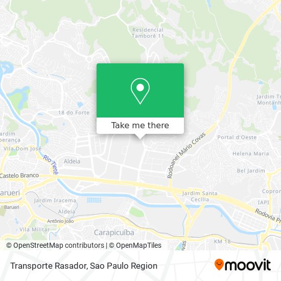 Transporte Rasador map