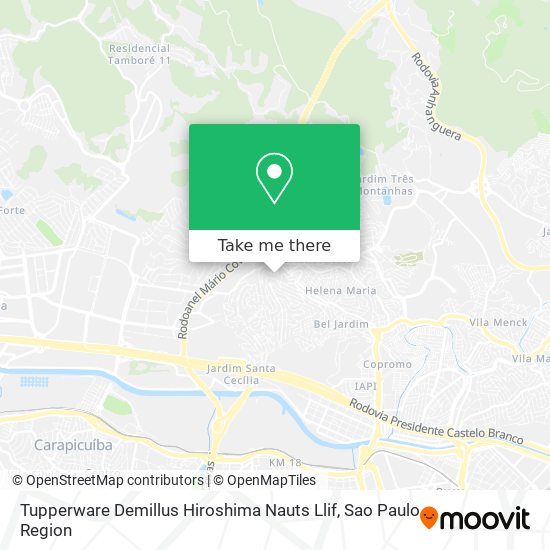 Tupperware Demillus Hiroshima Nauts Llif map