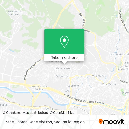 Bebê Chorão Cabeleireiros map