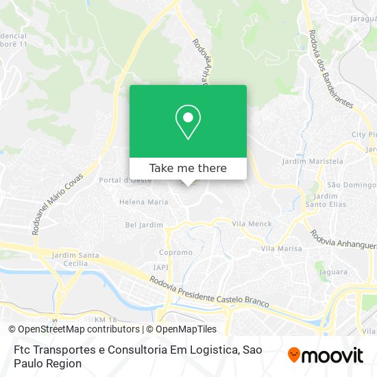 Ftc Transportes e Consultoria Em Logistica map