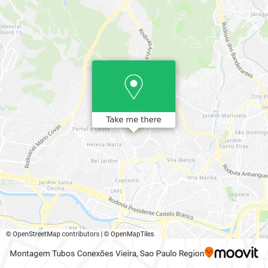 Montagem Tubos Conexões Vieira map