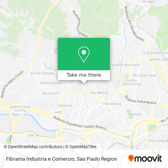 Fibrama Industria e Comercio map