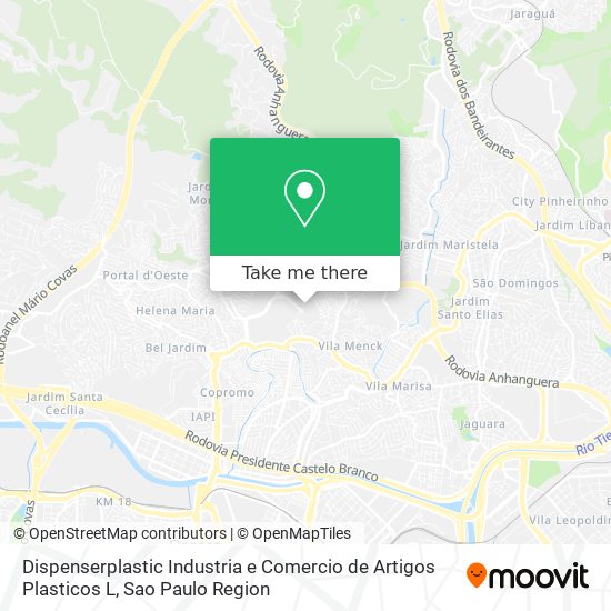 Dispenserplastic Industria e Comercio de Artigos Plasticos L map