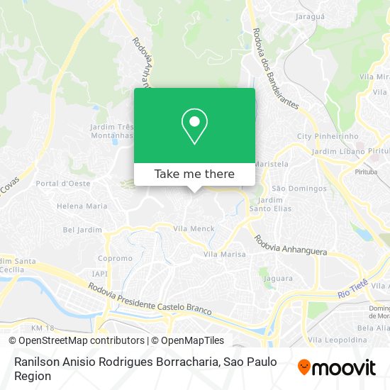 Mapa Ranilson Anisio Rodrigues Borracharia