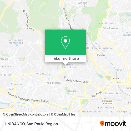 UNIBANCO map