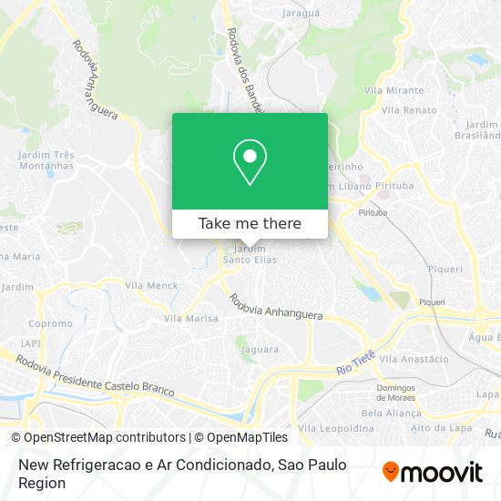 New Refrigeracao e Ar Condicionado map