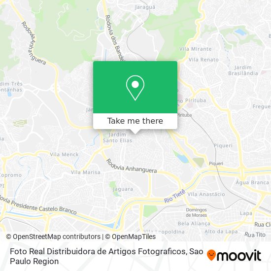 Mapa Foto Real Distribuidora de Artigos Fotograficos