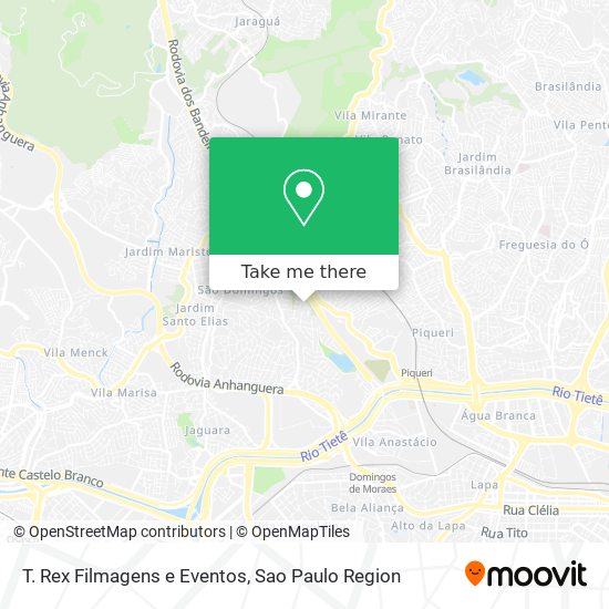 T. Rex Filmagens e Eventos map