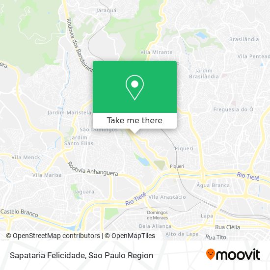 Sapataria Felicidade map