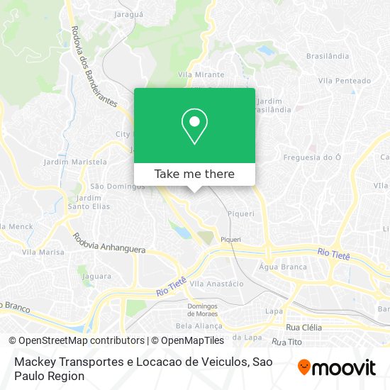 Mapa Mackey Transportes e Locacao de Veiculos