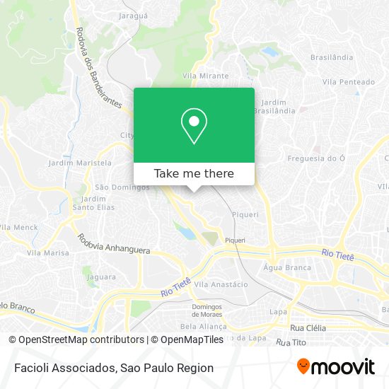 Facioli Associados map