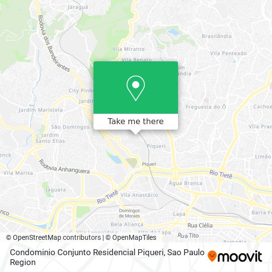 Mapa Condominio Conjunto Residencial Piqueri