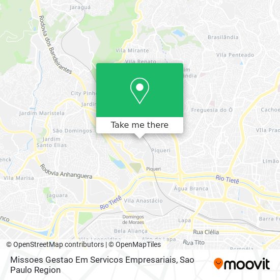 Missoes Gestao Em Servicos Empresariais map