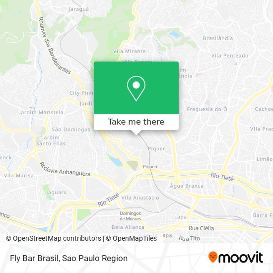 Fly Bar Brasil map