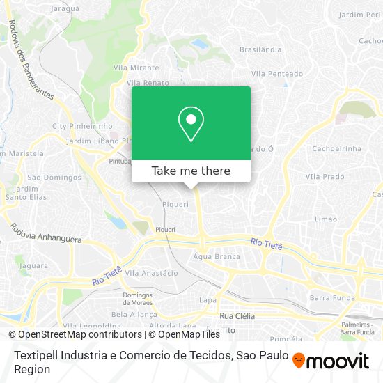 Textipell Industria e Comercio de Tecidos map