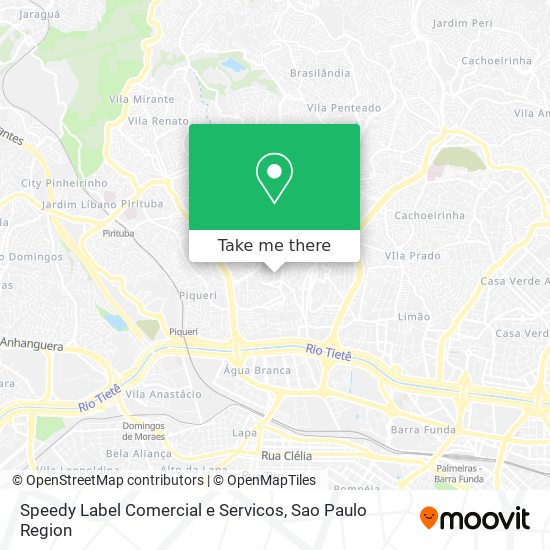 Mapa Speedy Label Comercial e Servicos