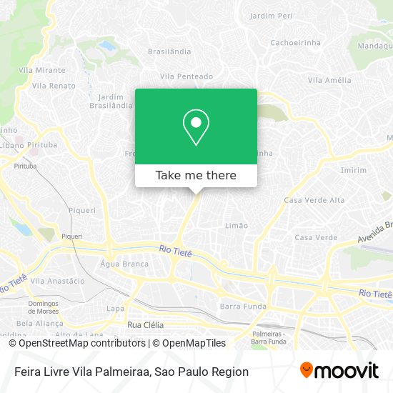 Feira Livre Vila Palmeiraa map