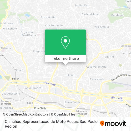 Chinchao Representacao de Moto Pecas map