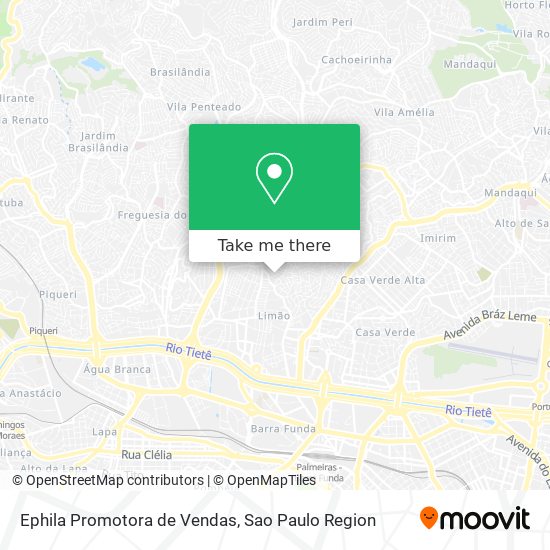 Ephila Promotora de Vendas map