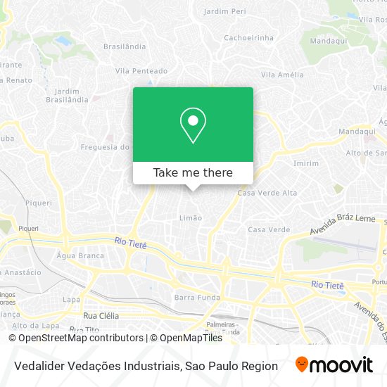 Vedalider Vedações Industriais map